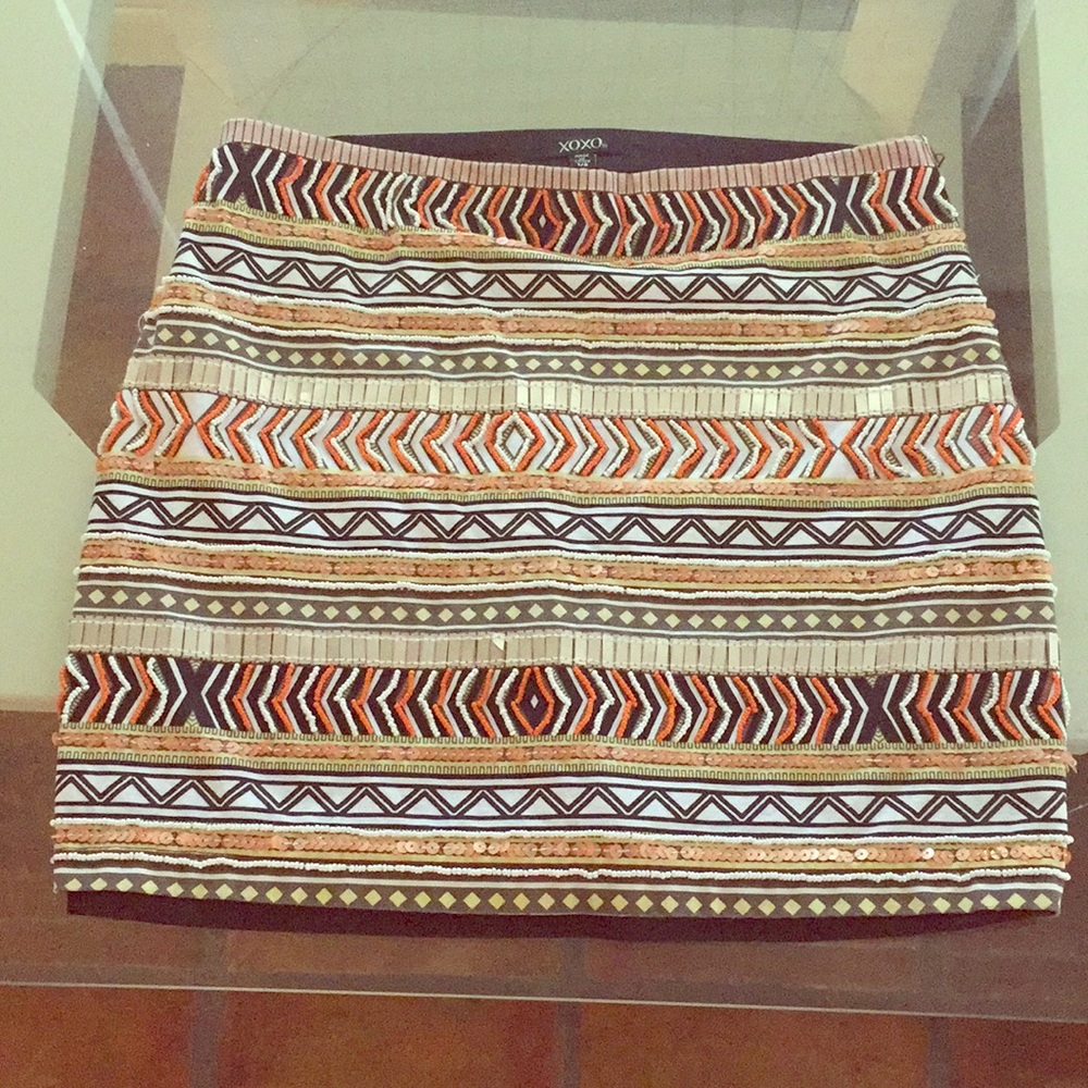 Beaded XOXO Skirt Size 1/2